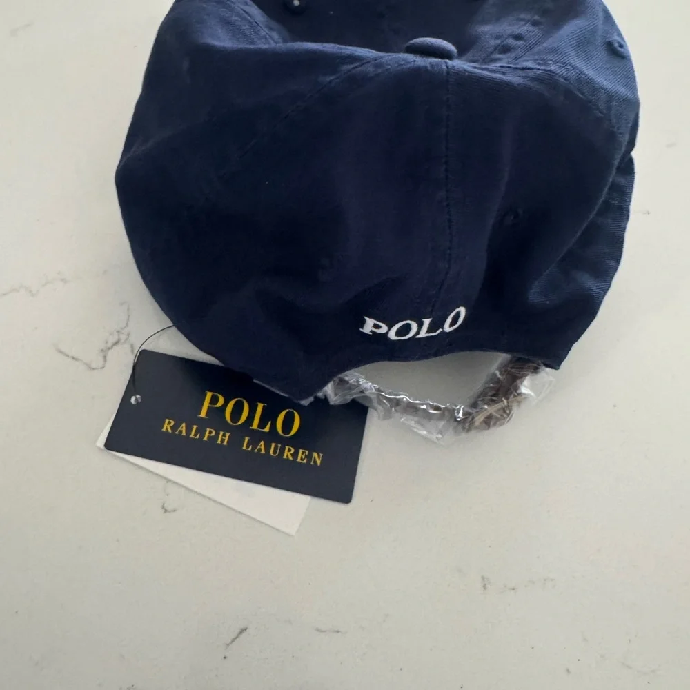 Polo Ralph Lauren Big Pony Core Replen Adjustable #3 Baseball Golf Hat Navy Rare - Picture 3 of 10